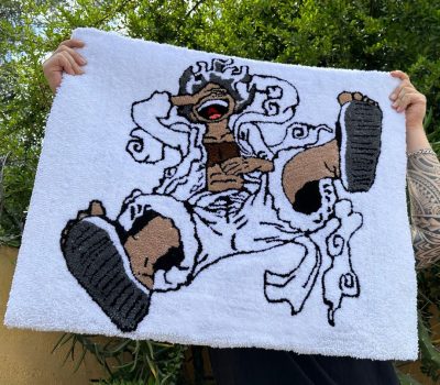 LUFFY GEAR 5 alfombra de tufting personalizada en chile precio cotizar a medida